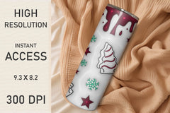 3D Inflated Christmas Tumbler Bundle 9 - CraftNest - Digital Crafting and Art