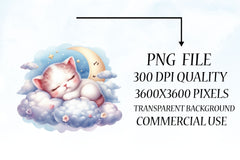 Sleepy Animals Clipart Bundle - CraftNest - Digital Crafting and Art