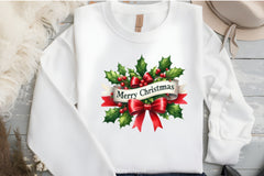 Merry Christmas Ribbons Clipart Bundle - CraftNest - Digital Crafting and Art