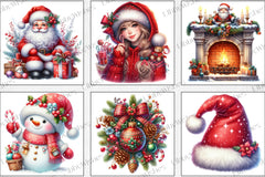 Festive Christmas Clipart Bundle - CraftNest - Digital Crafting and Art