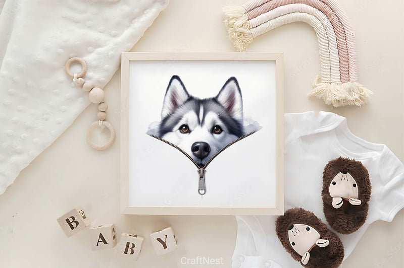 Cute Zipper Dogs Clipart Bundle - CraftNest - Digital Crafting and Art