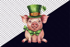 St Patricks Day Animals Clipart Bundle 2 - CraftNest - Digital Crafting and Art