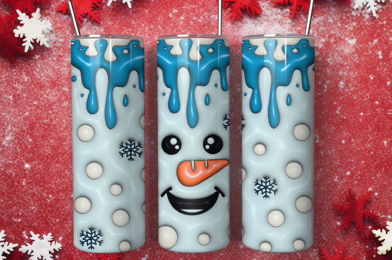 3D Inflated Christmas Tumbler Bundle 15 - CraftNest - Digital Crafting and Art