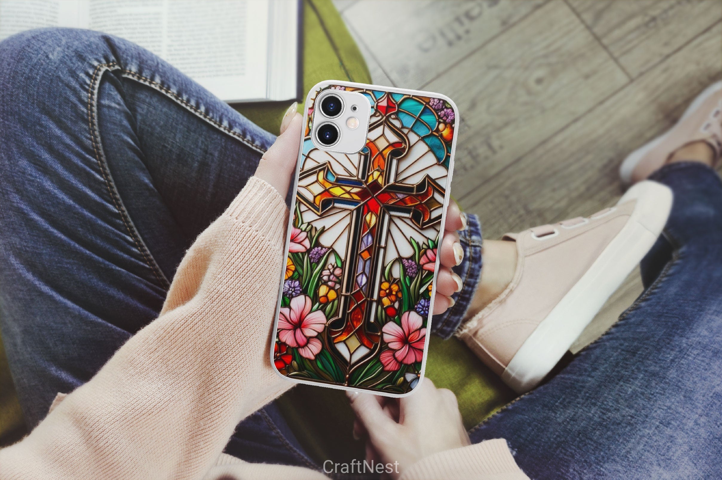 Stained Glass Cross Tarot Card Clipart Bundle 9 - CraftNest - Digital Crafting and Art