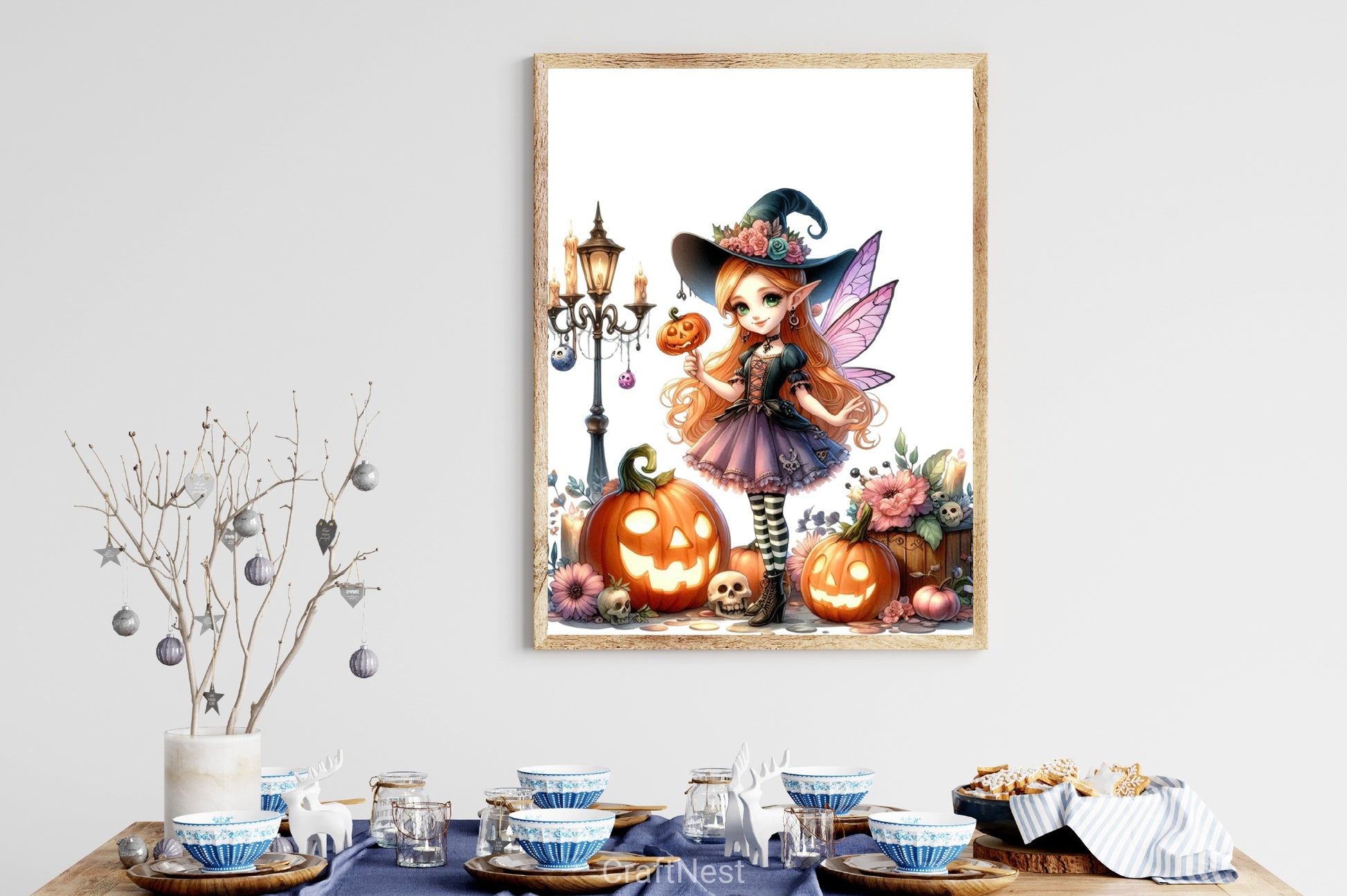Cute Fairy Halloween Clipart Bundle - CraftNest - Digital Crafting and Art