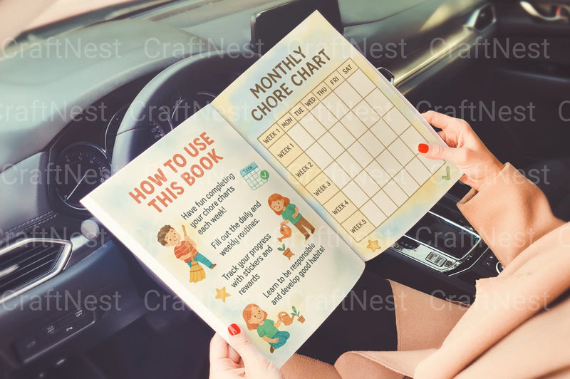 My Big Chore Chart Book: Organize and Motivate Kids - CraftNest - Digital Crafting and Art