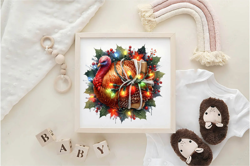 Christmas Turkey Clipart Bundle - CraftNest - Digital Crafting and Art