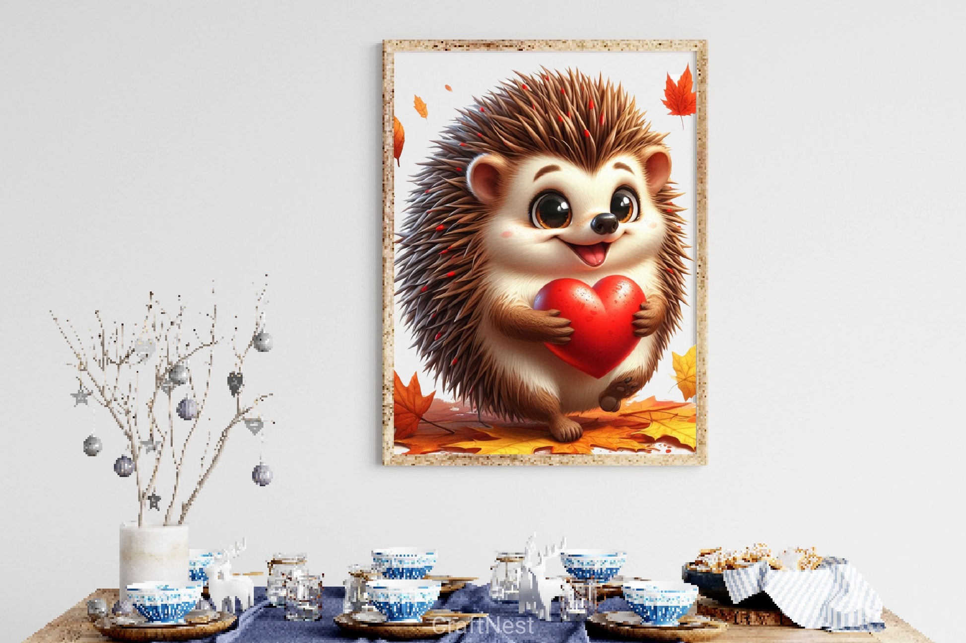 Autumn Funny Hedgehog Clipart Bundle 2 - CraftNest - Digital Crafting and Art