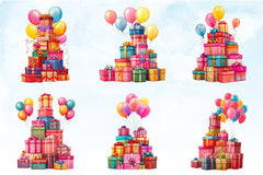 Valentine's Day Gift Box Clipart Bundle - CraftNest - Digital Crafting and Art