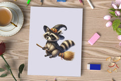 Halloween Raccoon Clipart Bundle 7 - CraftNest - Digital Crafting and Art