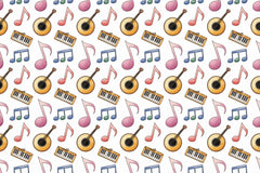 Music Themed Seamless Papers - CraftNest - Digital Crafting and Art