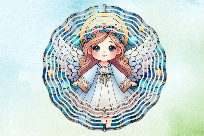 Stained Glass Angel Fairy Clipart Bundle - CraftNest - Digital Crafting and Art