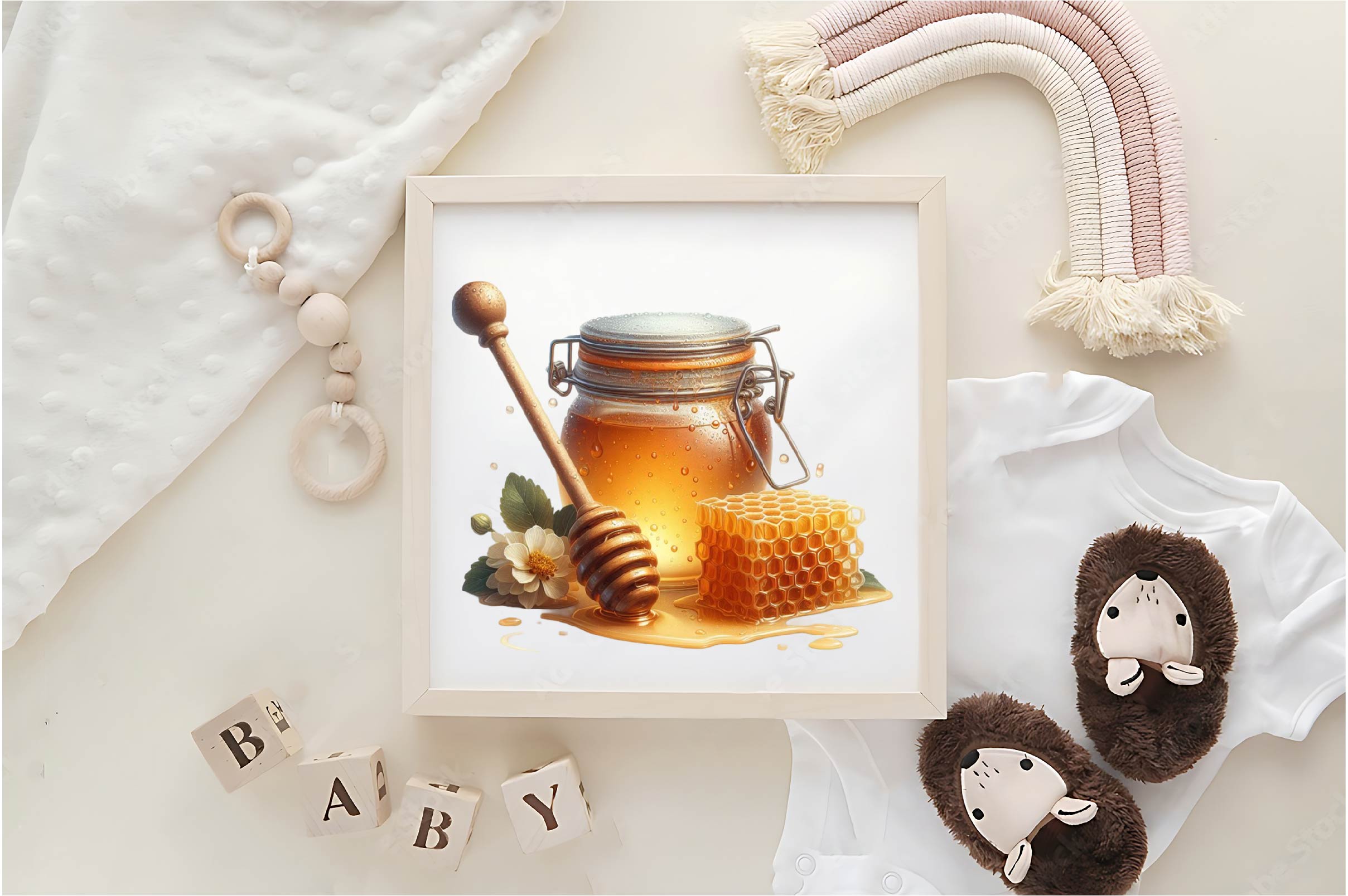 Honey Bees Clipart Bundle - CraftNest - Digital Crafting and Art