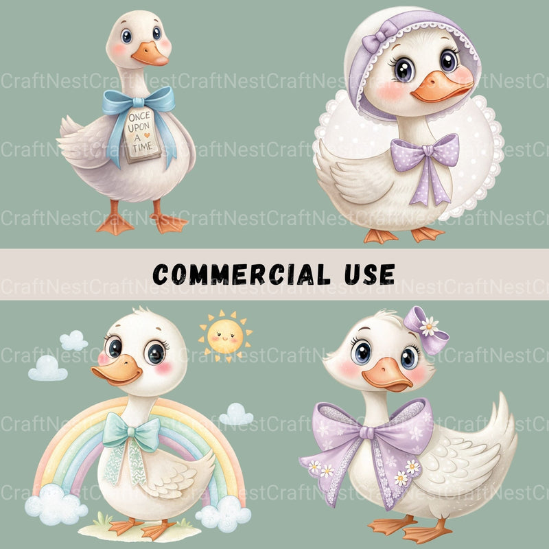 Goose Nursery Clipart Bundle - CraftNest - Digital Crafting and Art