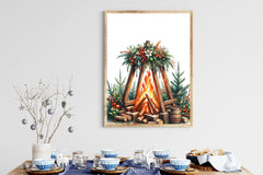 Bonfire Camping Clipart Bundle - CraftNest - Digital Crafting and Art