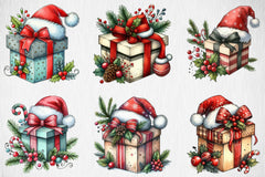 Christmas Gift Box Clipart Bundle - CraftNest - Digital Crafting and Art