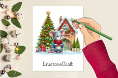 Funny Christmas Mouse Clipart Bundle 2 - CraftNest - Digital Crafting and Art