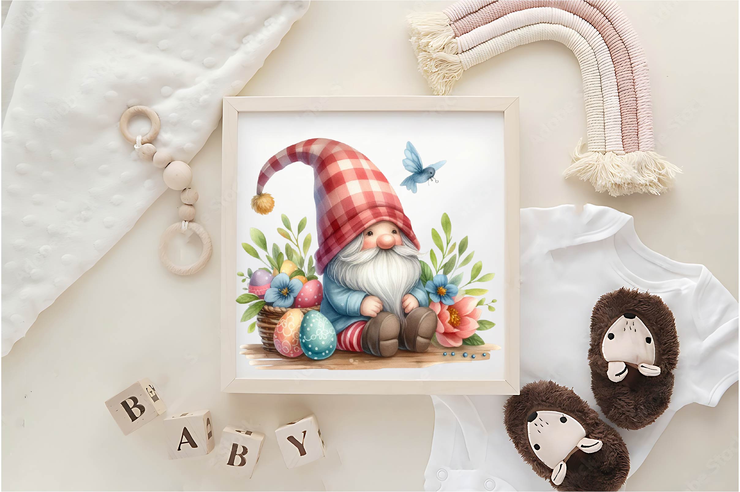 Easter Gnome Clipart Bundle 6 - CraftNest - Digital Crafting and Art
