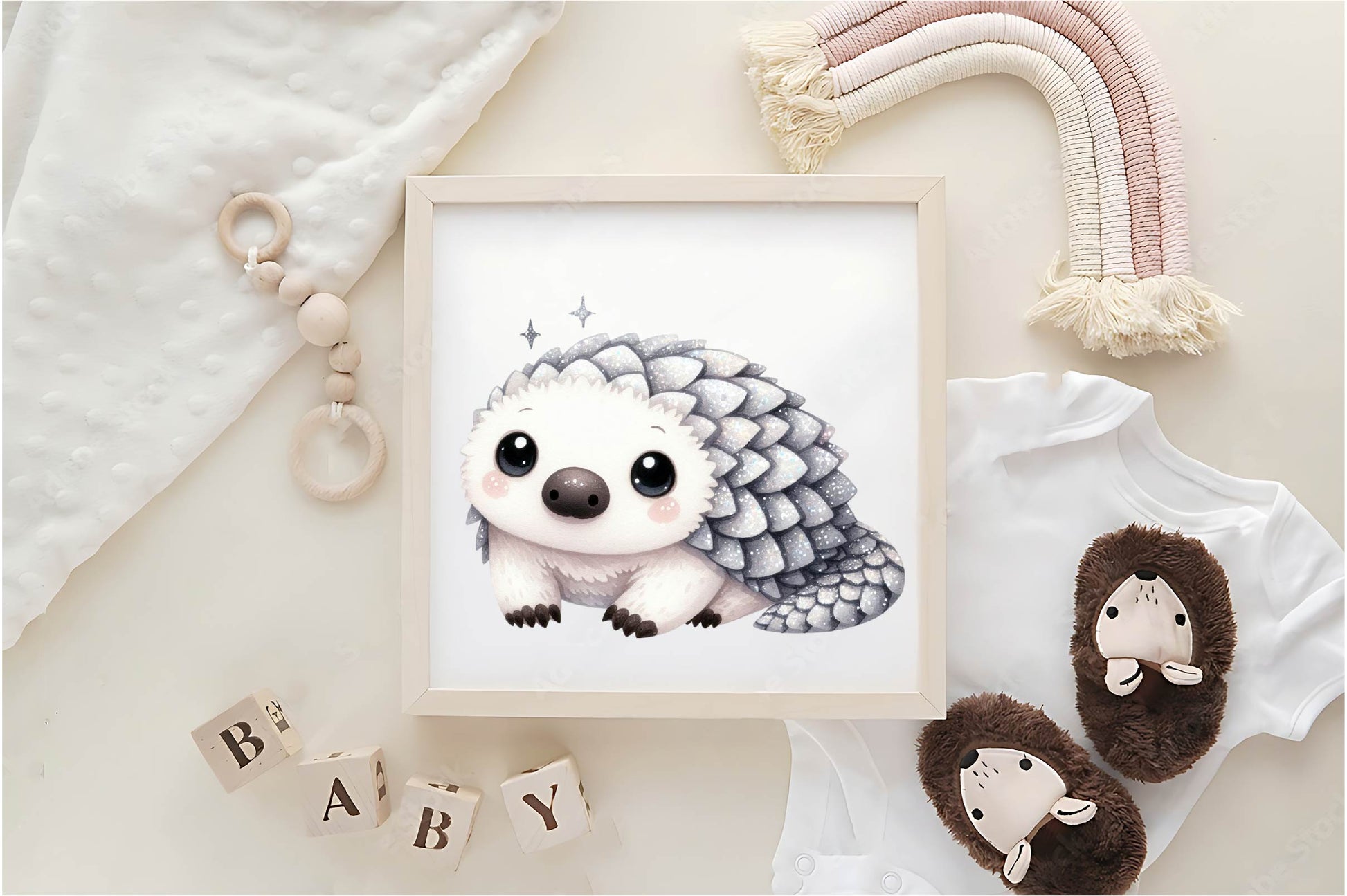 Glitter Pangolin Clipart Bundle - CraftNest - Digital Crafting and Art