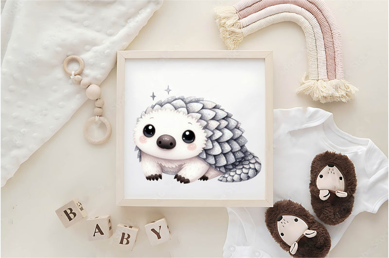 Glitter Pangolin Clipart Bundle - CraftNest - Digital Crafting and Art