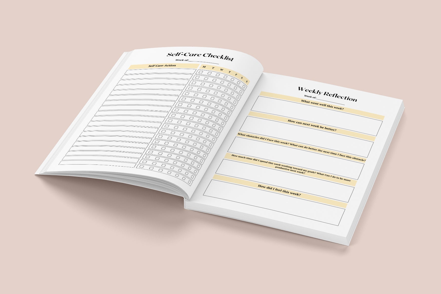 Self Confidence Personal Growth Planner