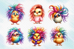 Funny Chick Clipart Bundle 3 - CraftNest - Digital Crafting and Art