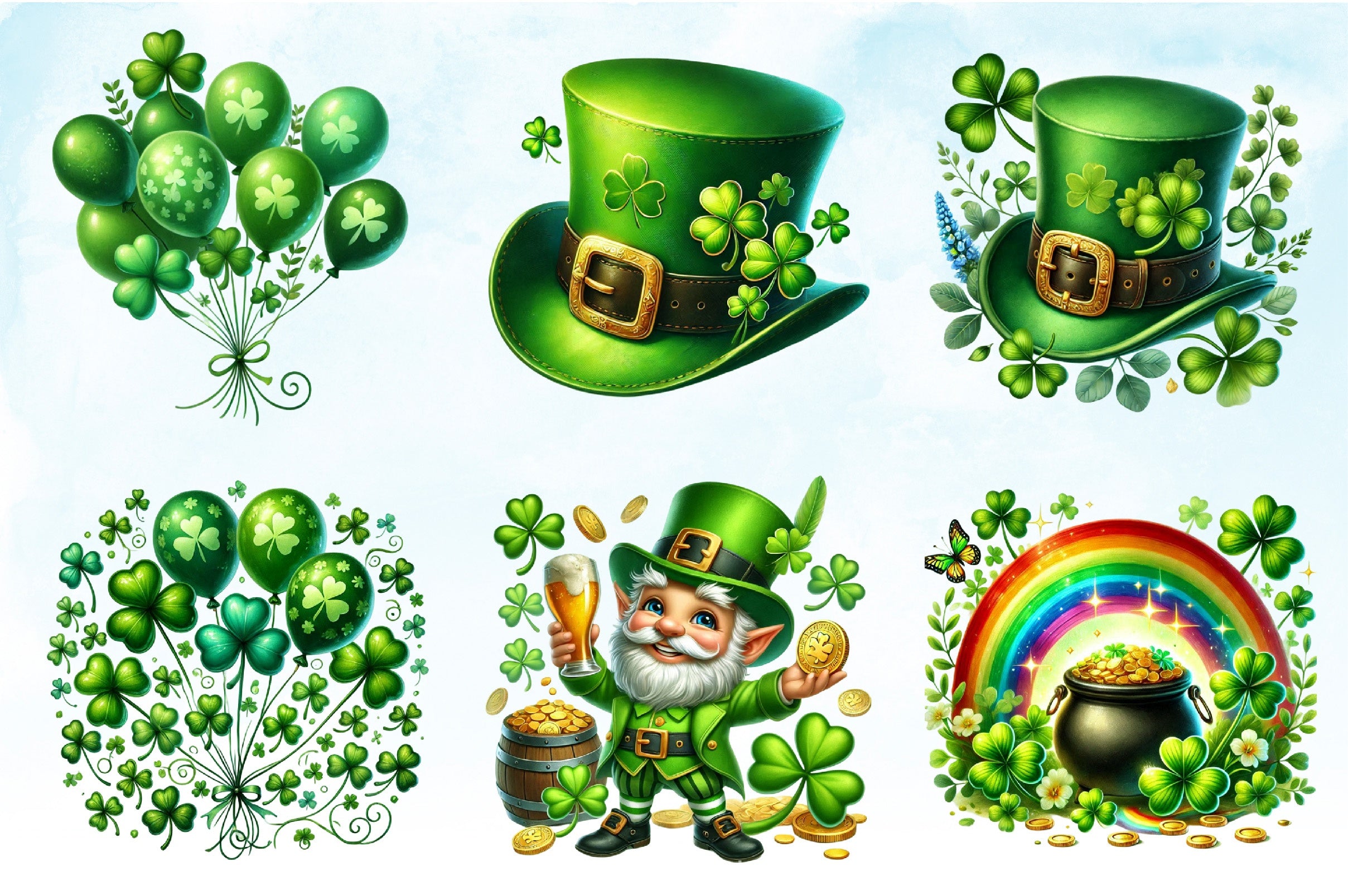 St Patrick's Day Clipart Bundle 13 - CraftNest - Digital Crafting and Art