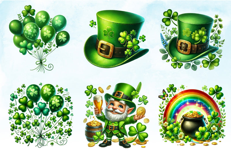 St Patrick's Day Clipart Bundle 13 - CraftNest - Digital Crafting and Art