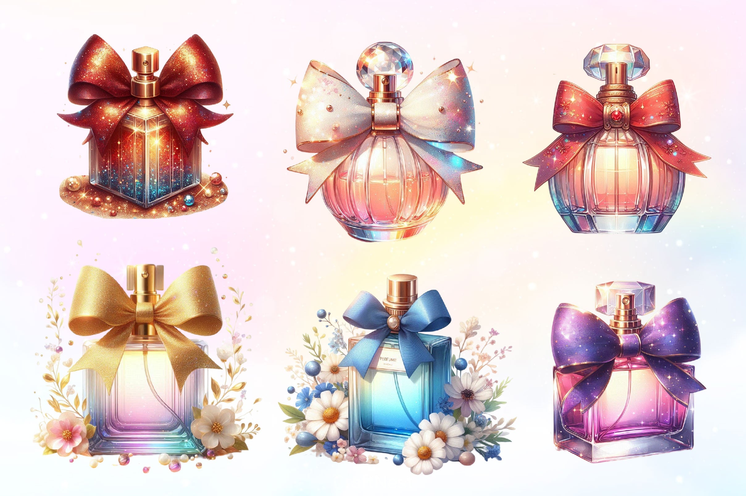 Perfume Bottle Clipart Bundle 2 - CraftNest - Digital Crafting and Art