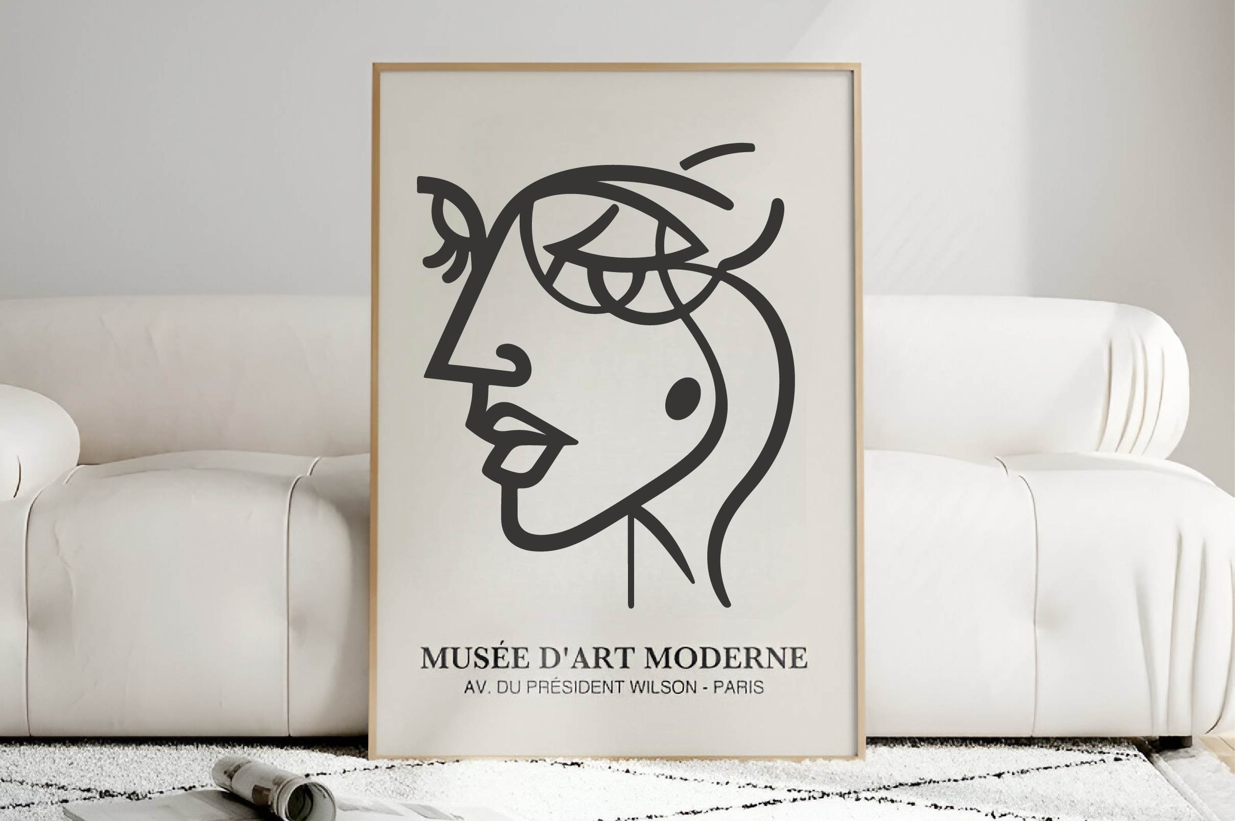 Minimalist Contemporary Woman'S Face Clipart Bundle - CraftNest - Digital Crafting and Art