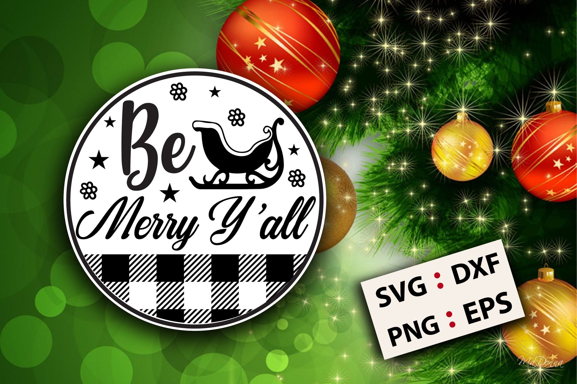 Christmas Round SVG Bundle - CraftNest - Digital Crafting and Art