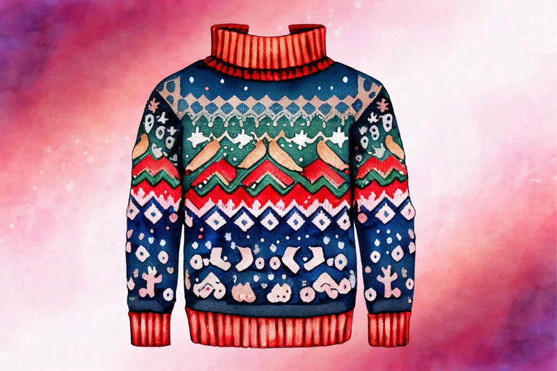 Christmas Sweater Clipart Bundle 1 - CraftNest - Digital Crafting and Art