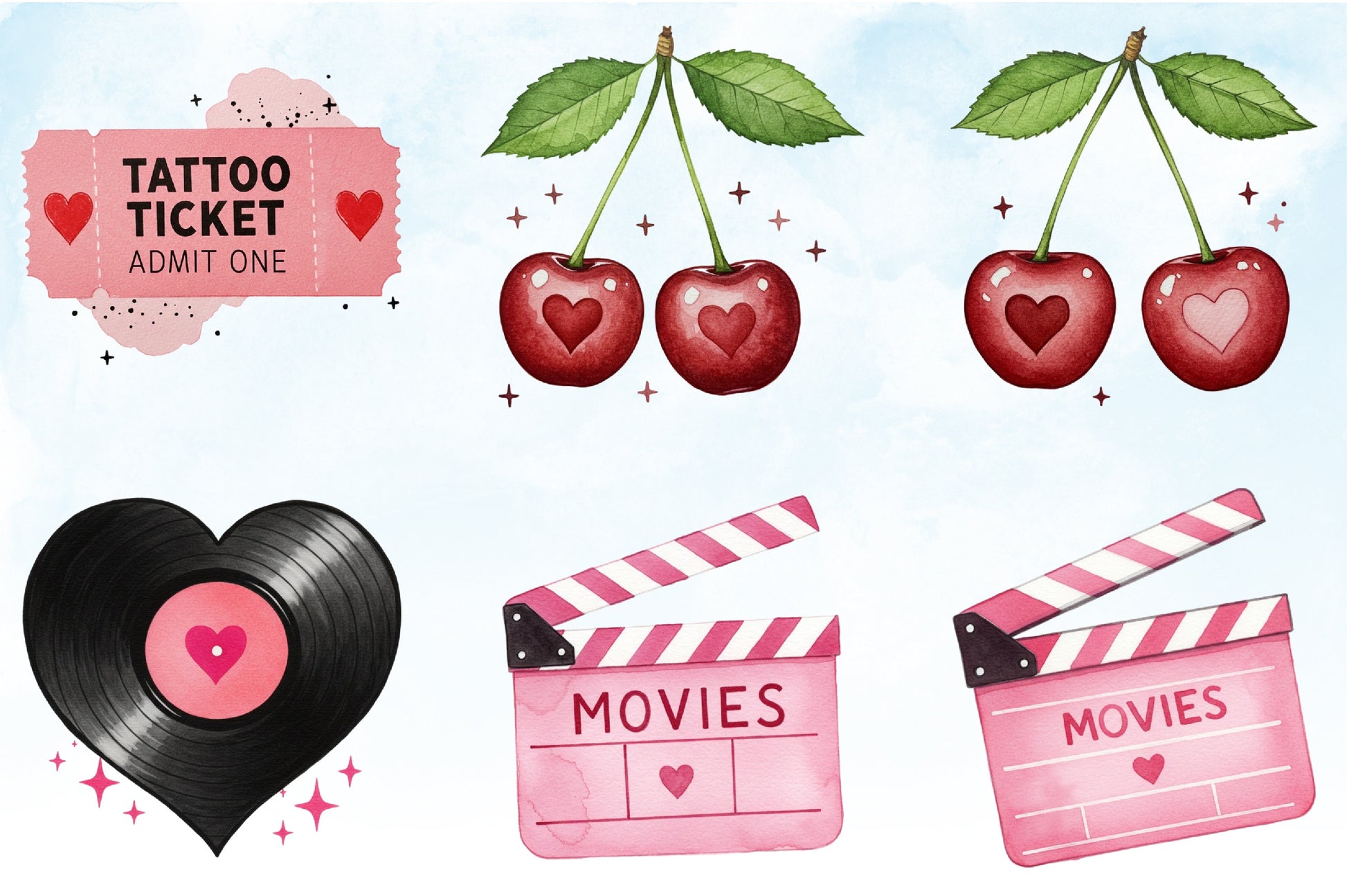 Valentine Clipart Bundle 1 - CraftNest - Digital Crafting and Art