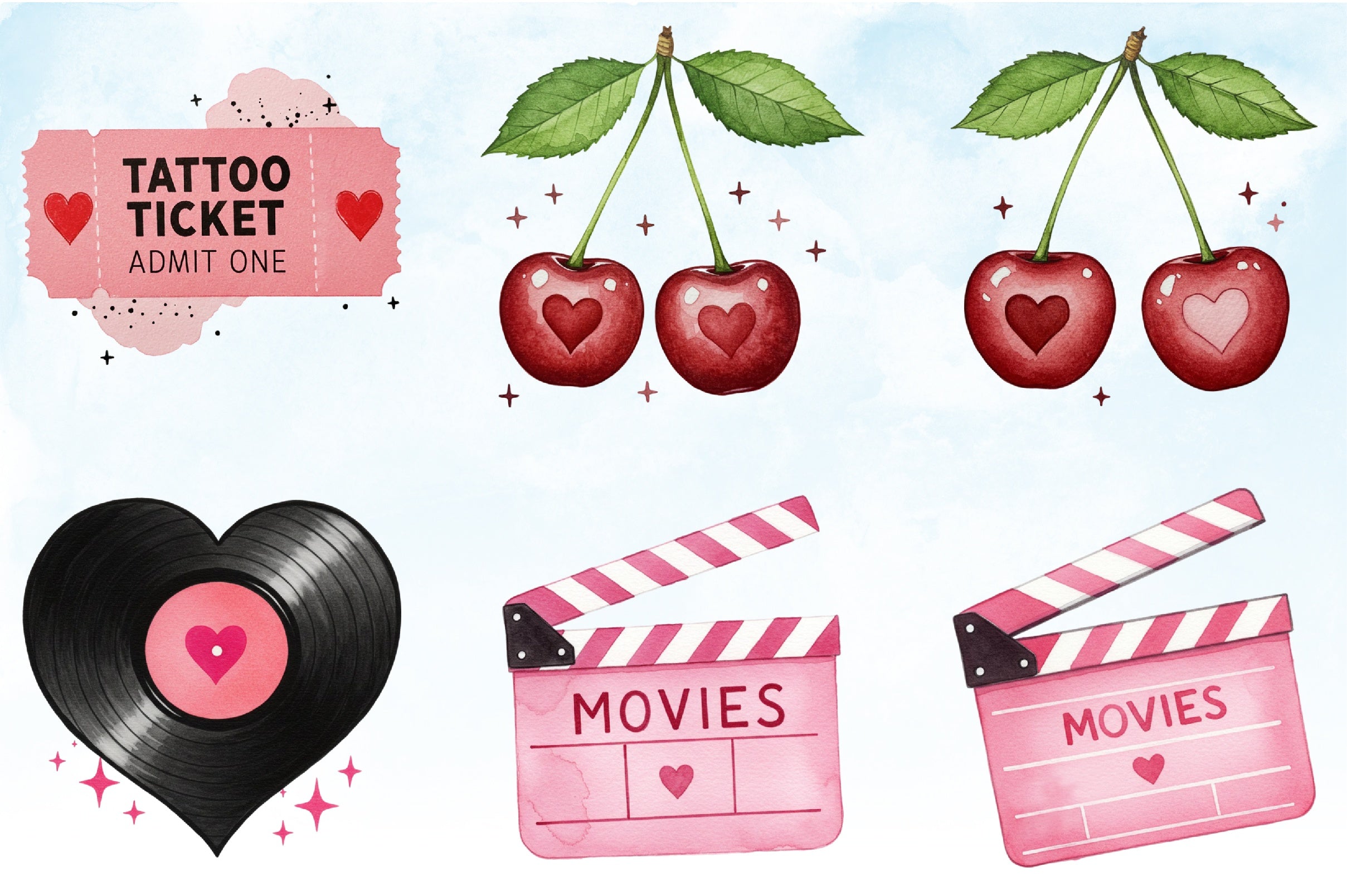 Valentine Clipart Bundle 1 - CraftNest - Digital Crafting and Art
