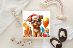 Summer Beach Dogs Clipart Bundle - CraftNest - Digital Crafting and Art