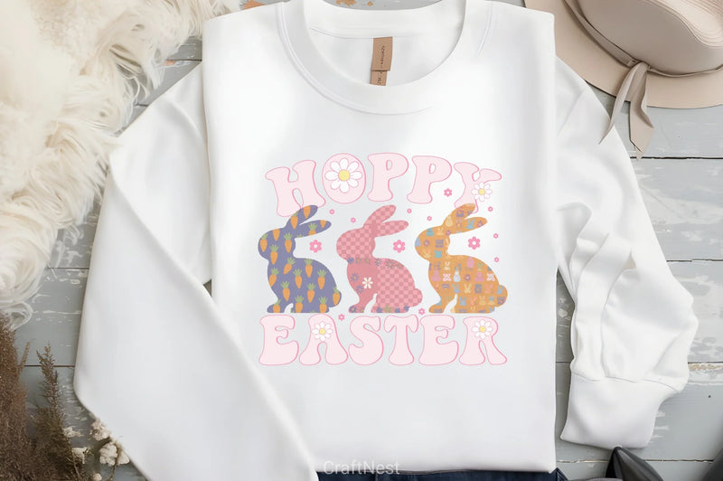 Hoppy Easter Bunny Clipart Bundle 45 - CraftNest - Digital Crafting and Art