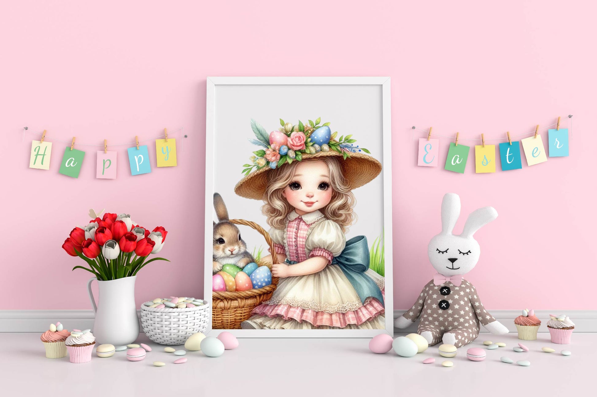 Easter Girl Clipart Bundle 2 - CraftNest - Digital Crafting and Art