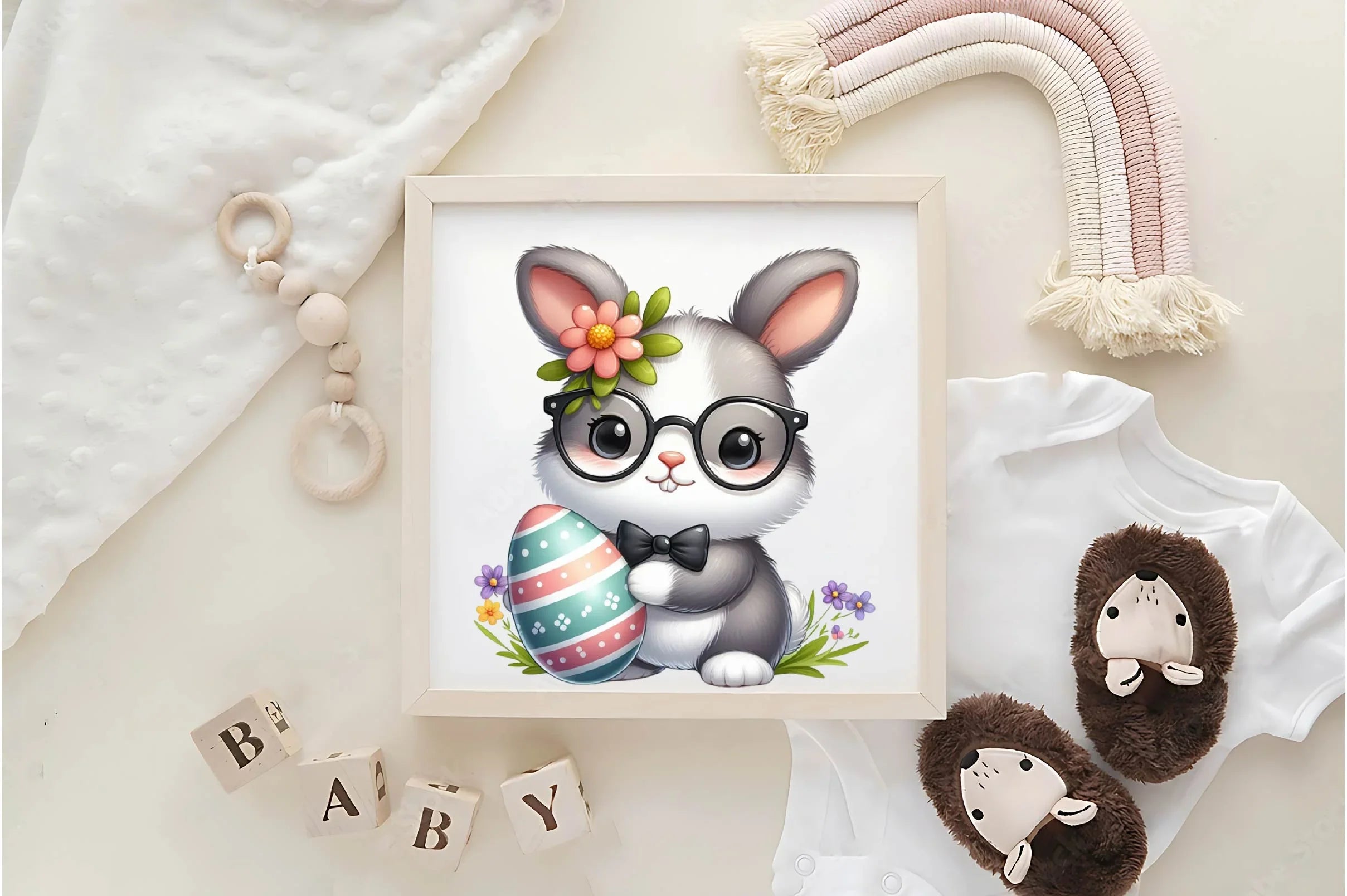 Easter Bunny Clipart Bundle 4 - CraftNest - Digital Crafting and Art