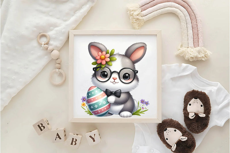 Easter Bunny Clipart Bundle 4 - CraftNest - Digital Crafting and Art