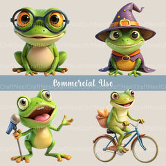 Frogs Clipart Bundle 2 - CraftNest - Digital Crafting and Art