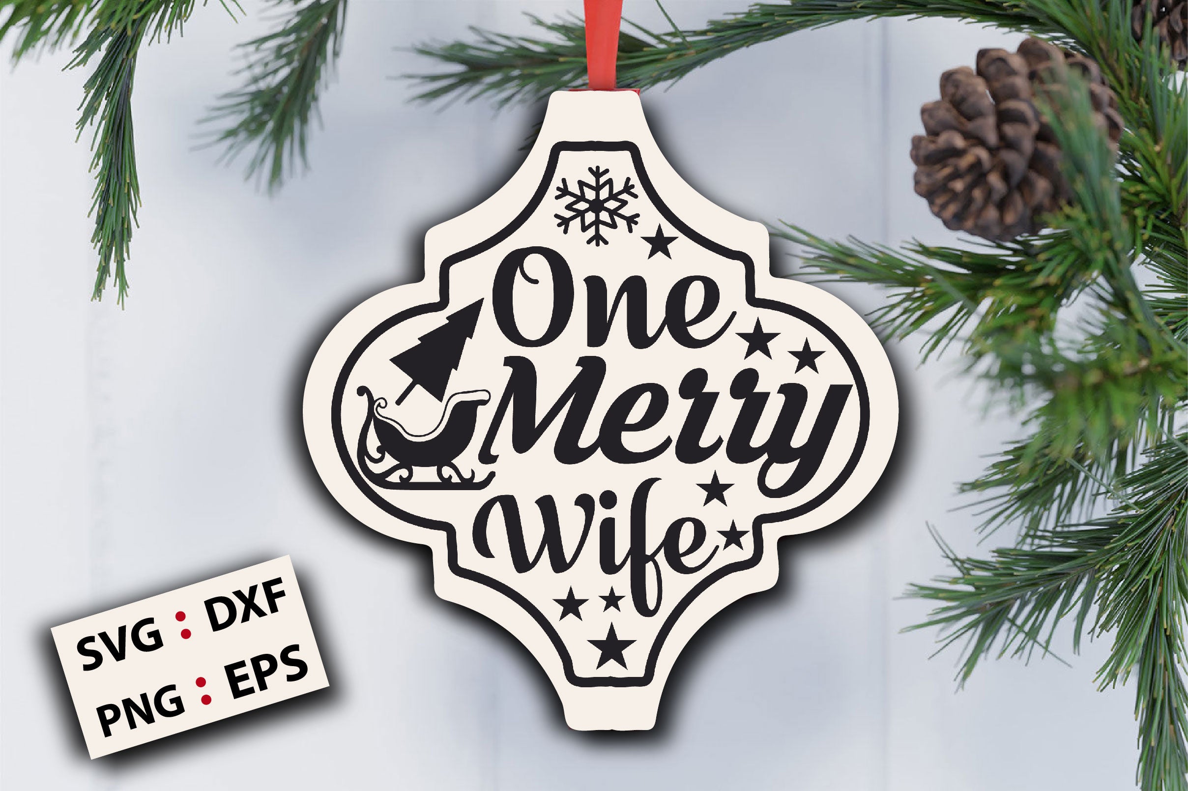 Christmas Arabesque Ornament SVG Bundle 2 - CraftNest - Digital Crafting and Art