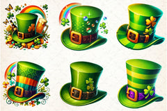 St Patrick's Hat Clipart Bundle - CraftNest - Digital Crafting and Art