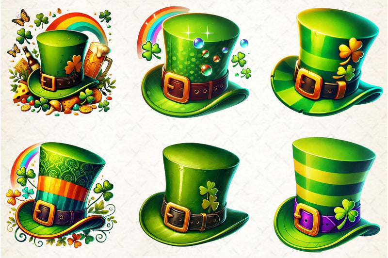 St Patrick's Hat Clipart Bundle - CraftNest - Digital Crafting and Art