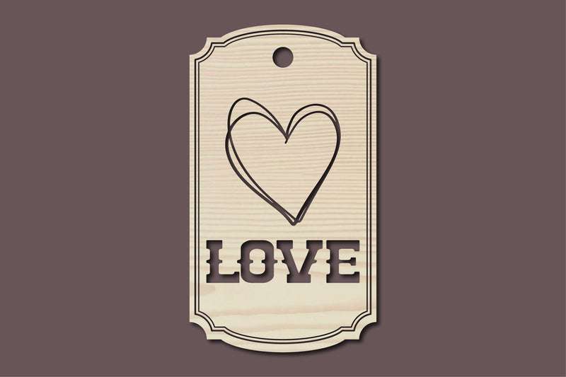 Valentine Gift Tag Laser Cut Bundle - CraftNest - Digital Crafting and Art
