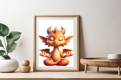 Yoga Dragon Clipart Bundle - CraftNest - Digital Crafting and Art