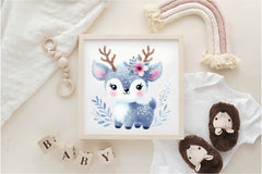 Glitter Elk Clipart Bundle - CraftNest - Digital Crafting and Art