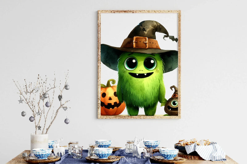 Halloween Monster Clipart Bundle 4 - CraftNest - Digital Crafting and Art