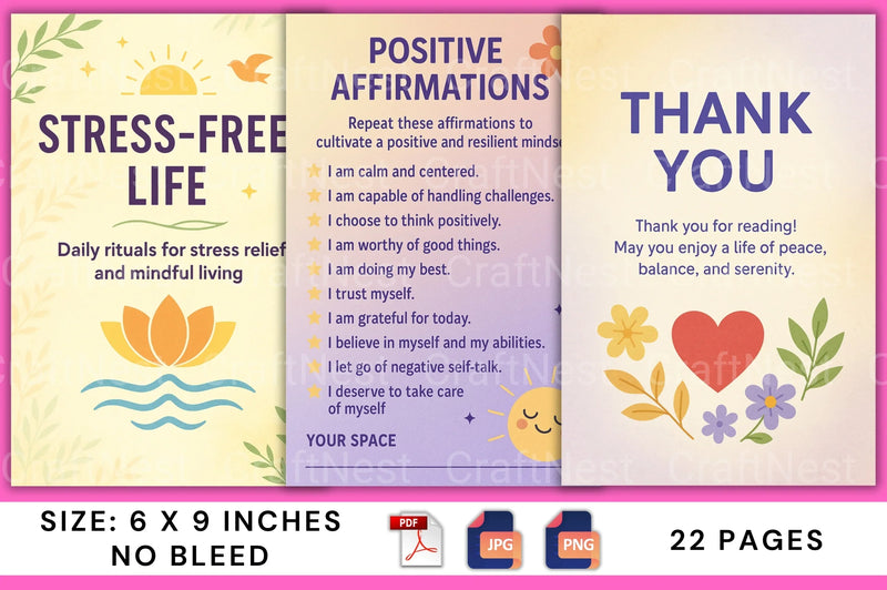 Stress-Free Life Guide - CraftNest - Digital Crafting and Art