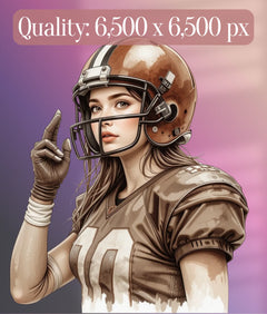 Vintage Football Portrait Clipart Bundle - CraftNest - Digital Crafting and Art