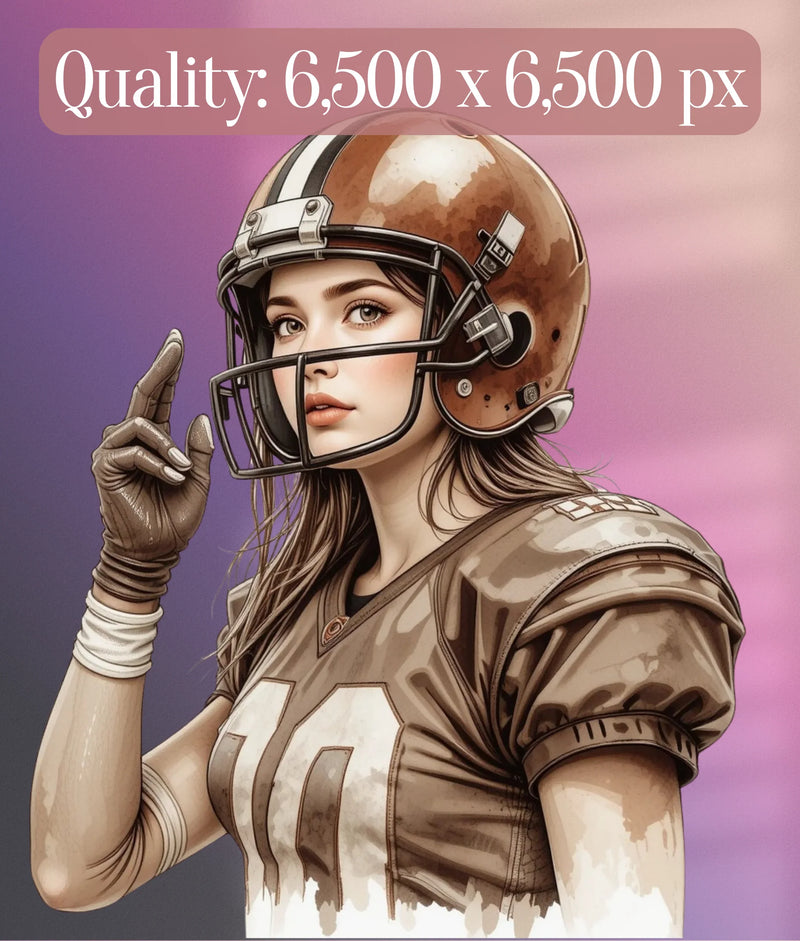 Vintage Football Portrait Clipart Bundle - CraftNest - Digital Crafting and Art